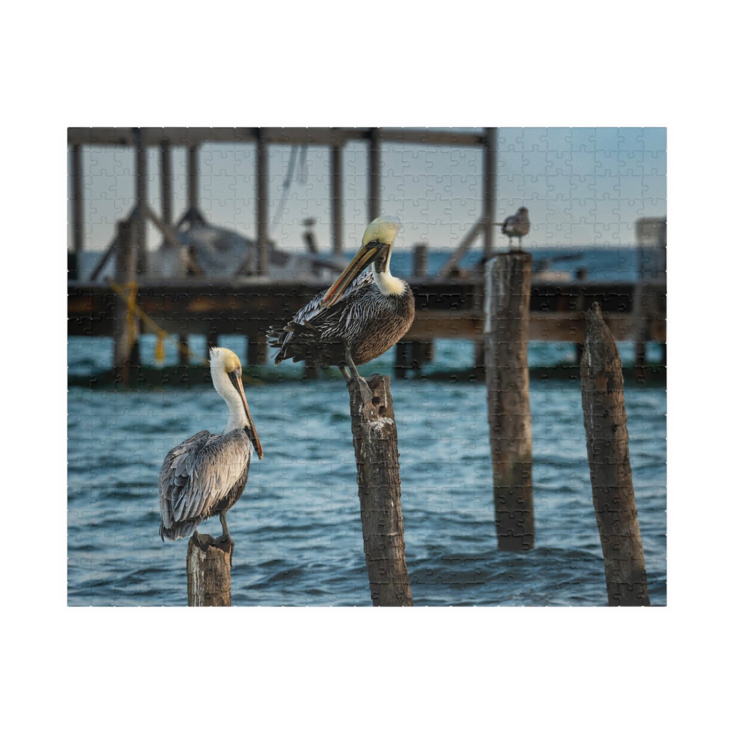 Caye Caulker Pelican Harbor Puzzle - Scenic Belize Island Panorama (252–1014 pcs)