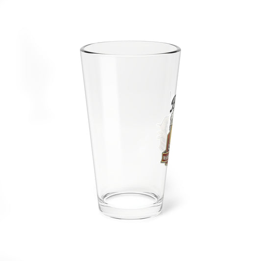 Beer! 16oz Mixing Glass — Retro Beer Mug Design ("Not just for breakfast anymore")