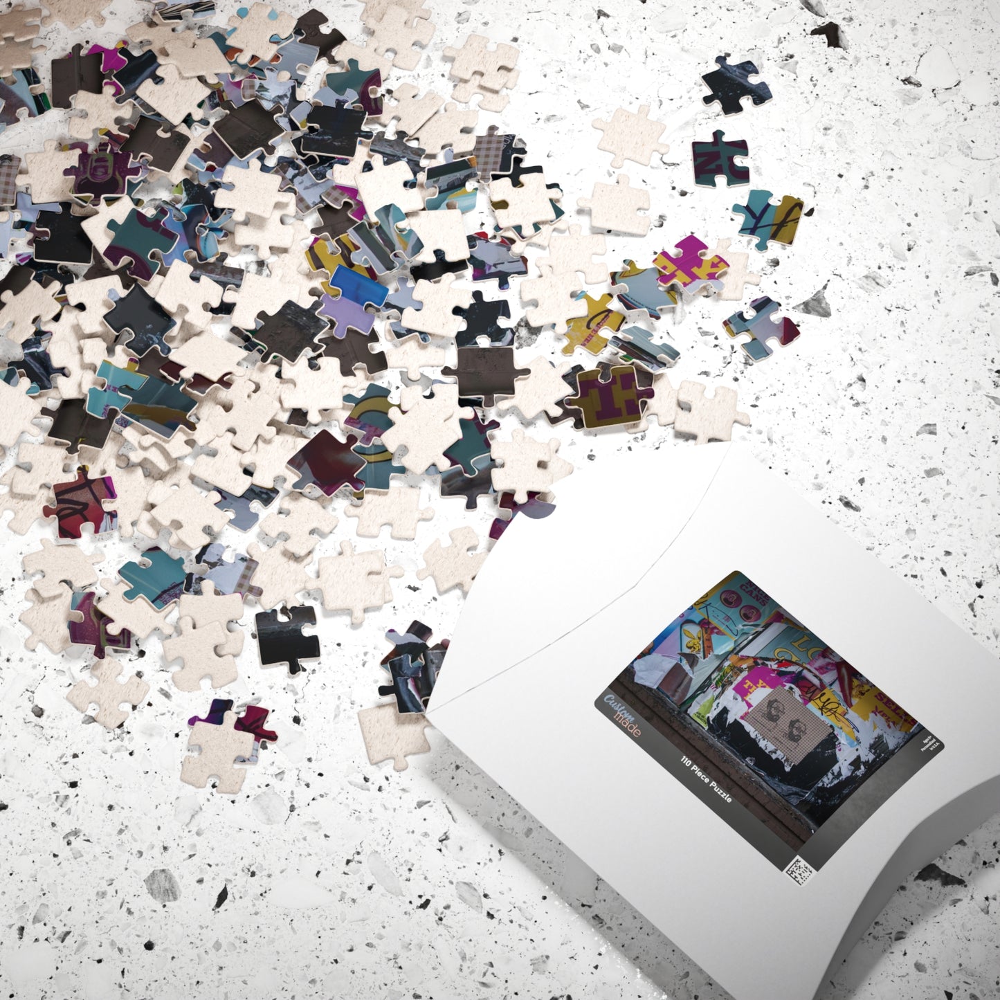 Chicago Logan Square Graffiti Puzzle — Urban Street Art Jigsaw