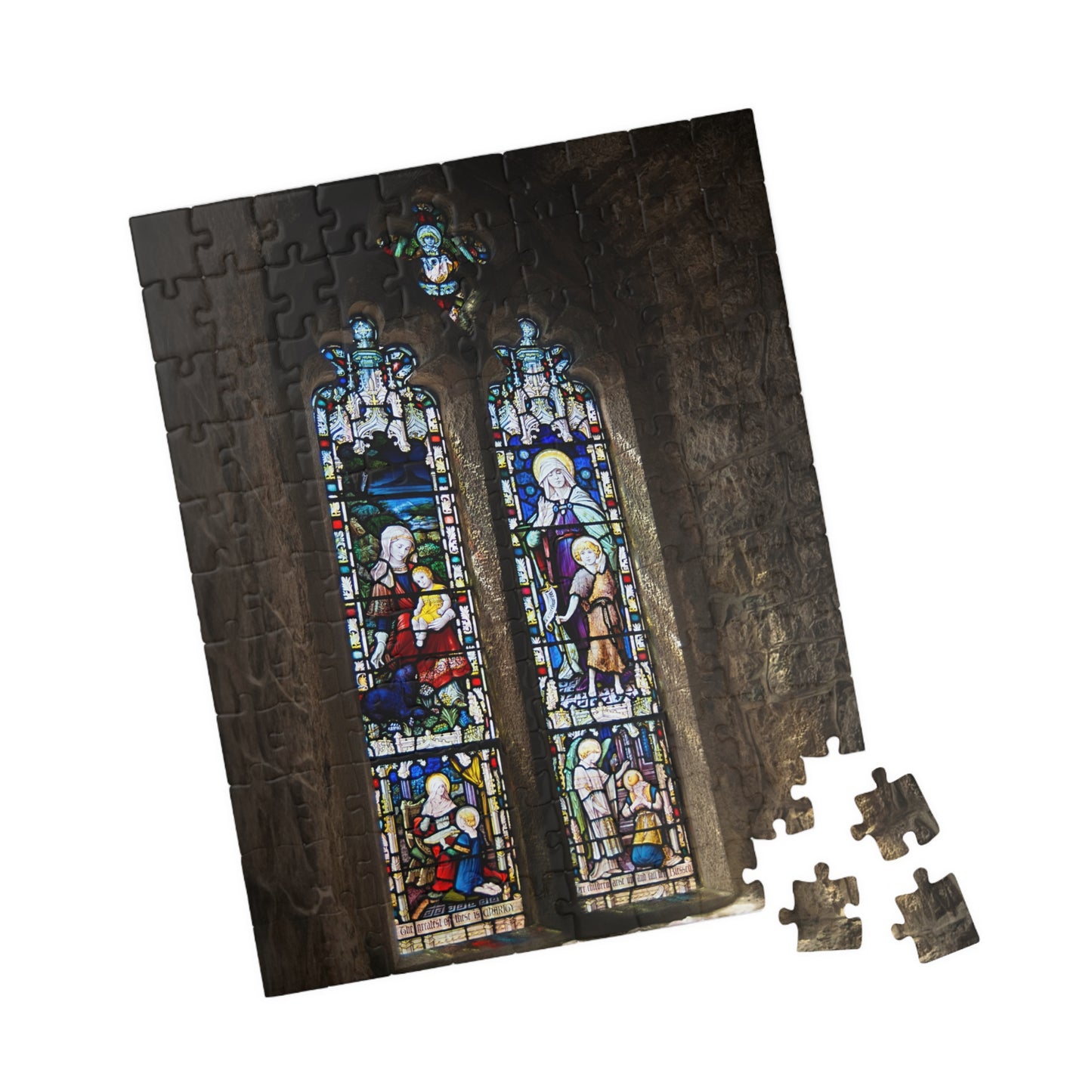St. Michael's Mount Castle Stained Glass Puzzle — Marazion UK (520/1014 pcs)