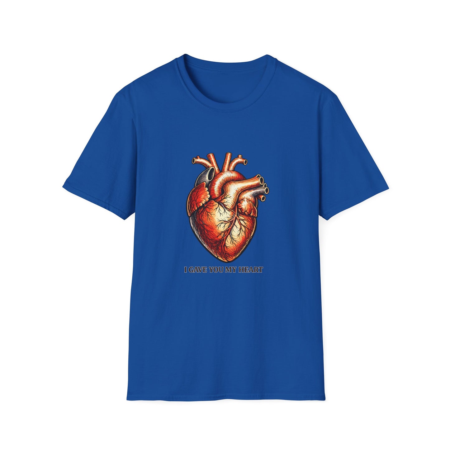 Anatomical Heart T-Shirt — I Gave You My Heart Valentine Graphic Tee