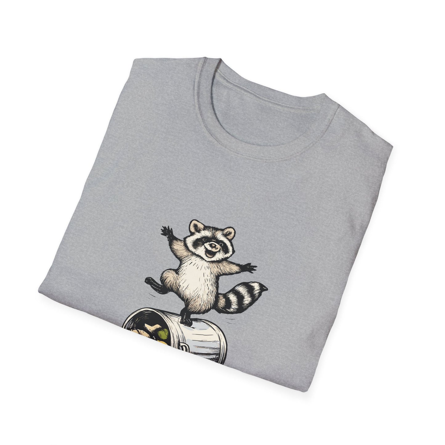 Retro Dancing Raccoon 'I Do What I Want!' T-Shirt