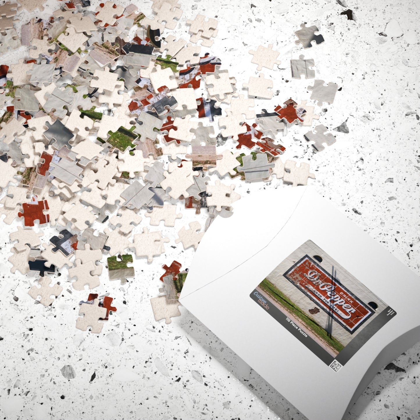 Vintage Dr Pepper Wall Puzzle — Retro Soda Sign Jigsaw (110/252/520/1014 pc)