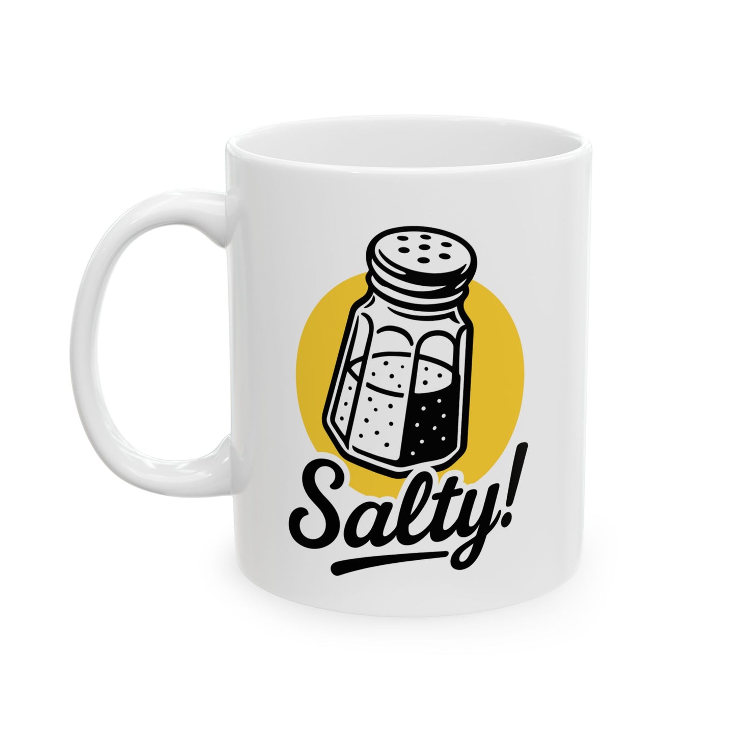 Funny Squirrel Coffee Mug – 'Squirrelly!' Ceramic Tea Cup (11oz & 15oz)