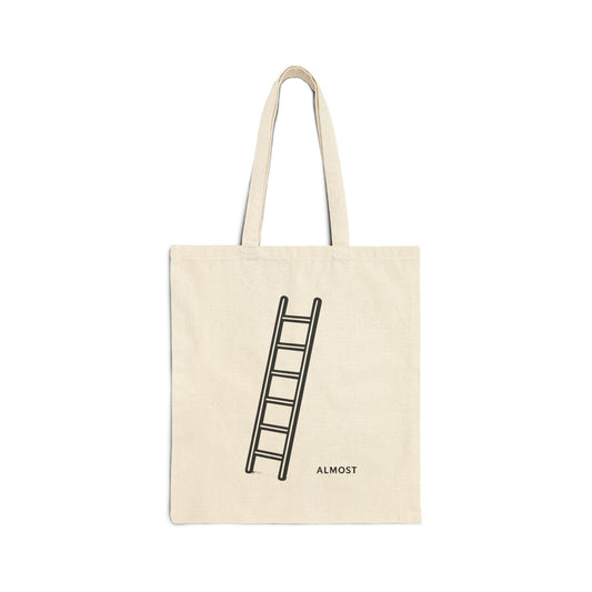 "Almost" Surreal Minimalist Ladder Tote Bag