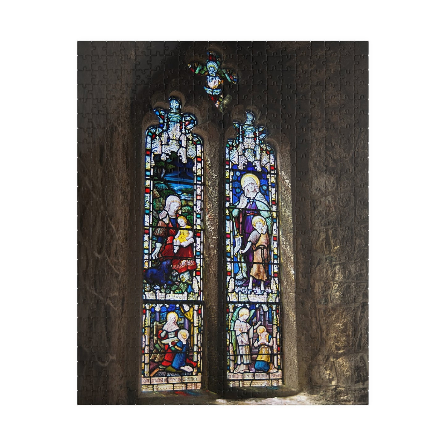 St. Michael's Mount Castle Stained Glass Puzzle — Marazion UK (520/1014 pcs)