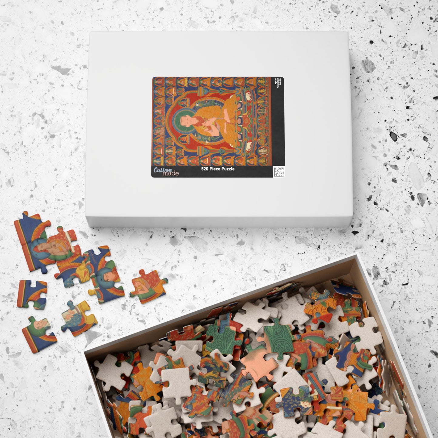 Seventh Abbot of Ngor Monastary Art Puzzle - Mindfulness Meditation Jigsaw (110/252/520 pcs)