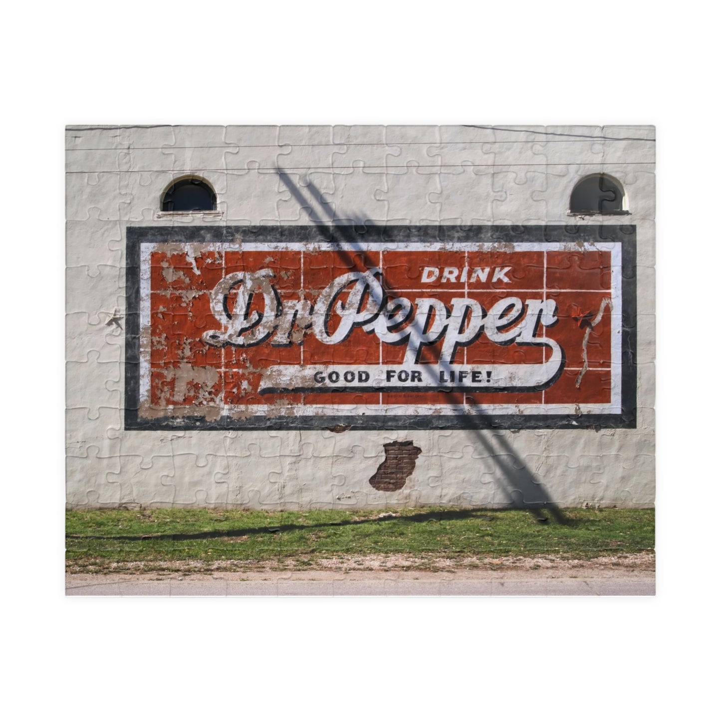 Vintage Dr Pepper Wall Puzzle — Retro Soda Sign Jigsaw (110/252/520/1014 pc)