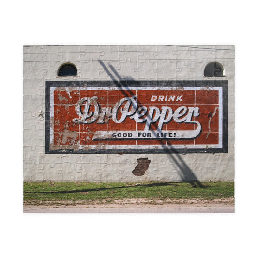Vintage Dr Pepper Wall Puzzle — Retro Soda Sign Jigsaw (110/252/520/1014 pc)