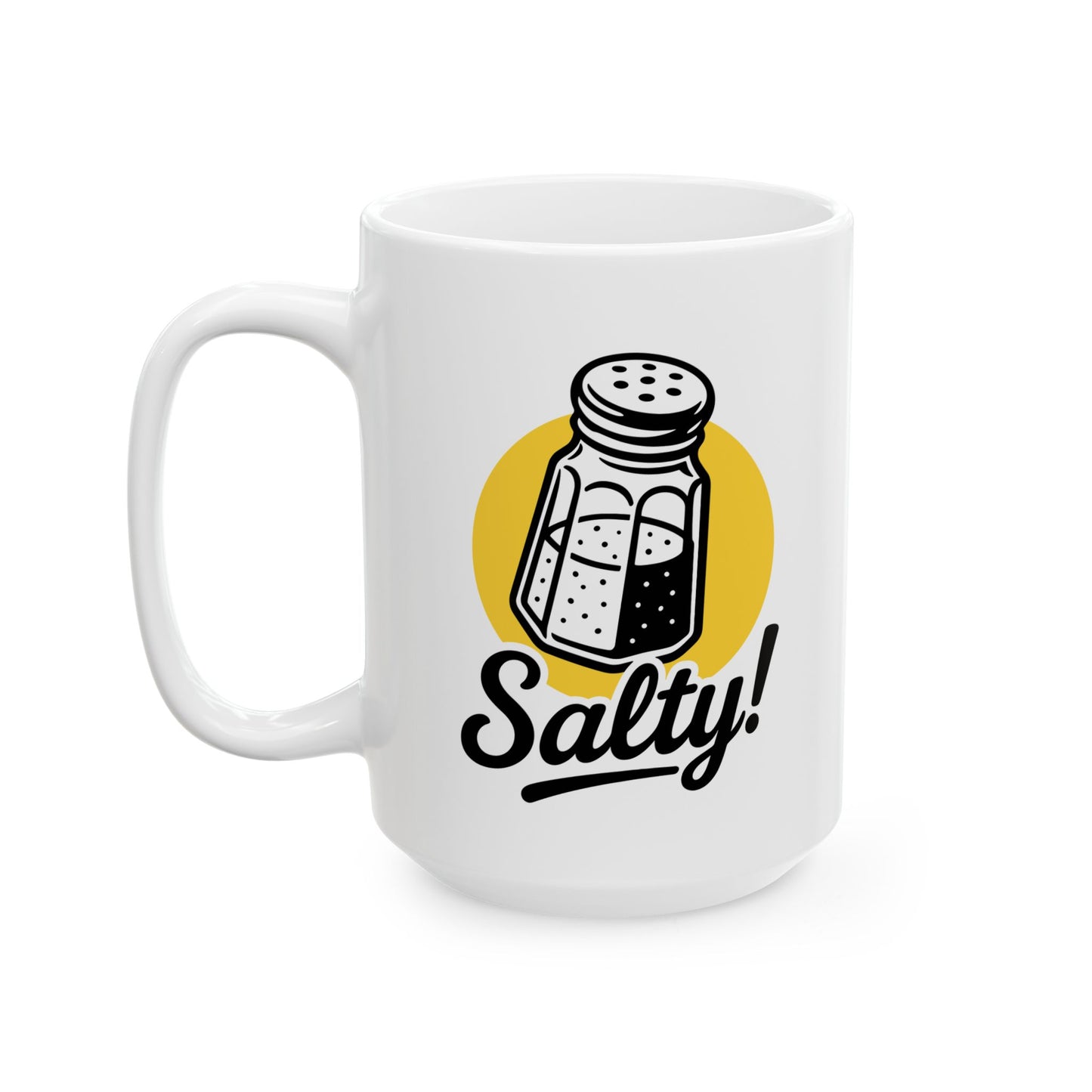 Funny Squirrel Coffee Mug – 'Squirrelly!' Ceramic Tea Cup (11oz & 15oz)