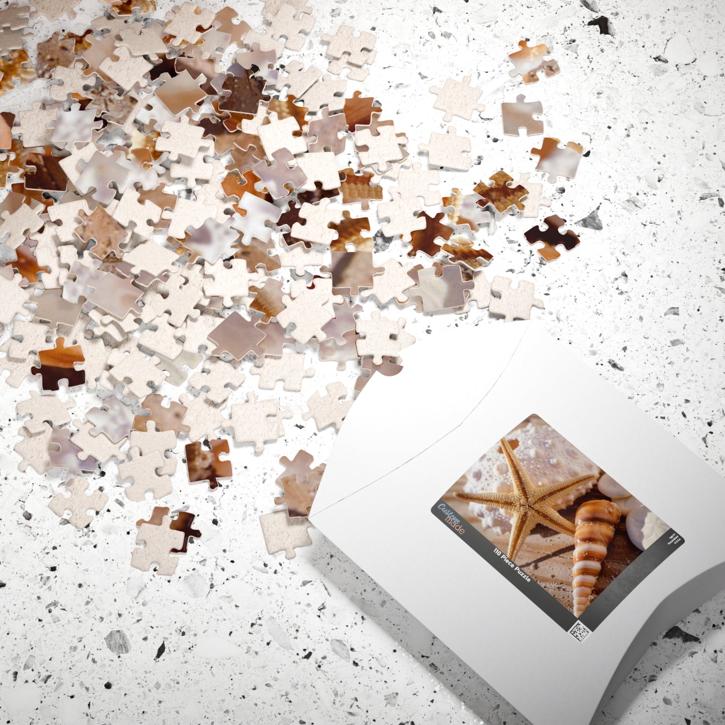 Seashell Starfish Jigsaw Puzzle – Beach Sunset 110/252/520/1014-Piece