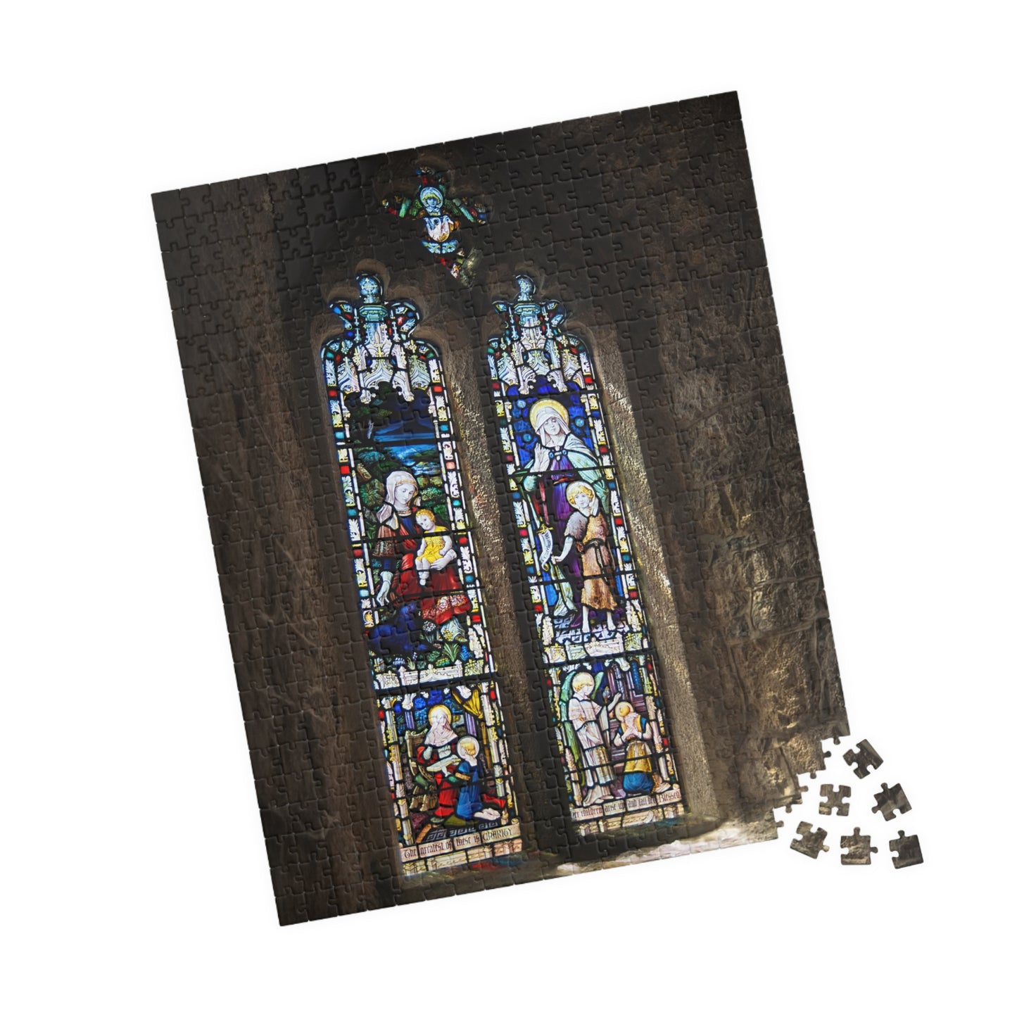 St. Michael's Mount Castle Stained Glass Puzzle — Marazion UK (520/1014 pcs)
