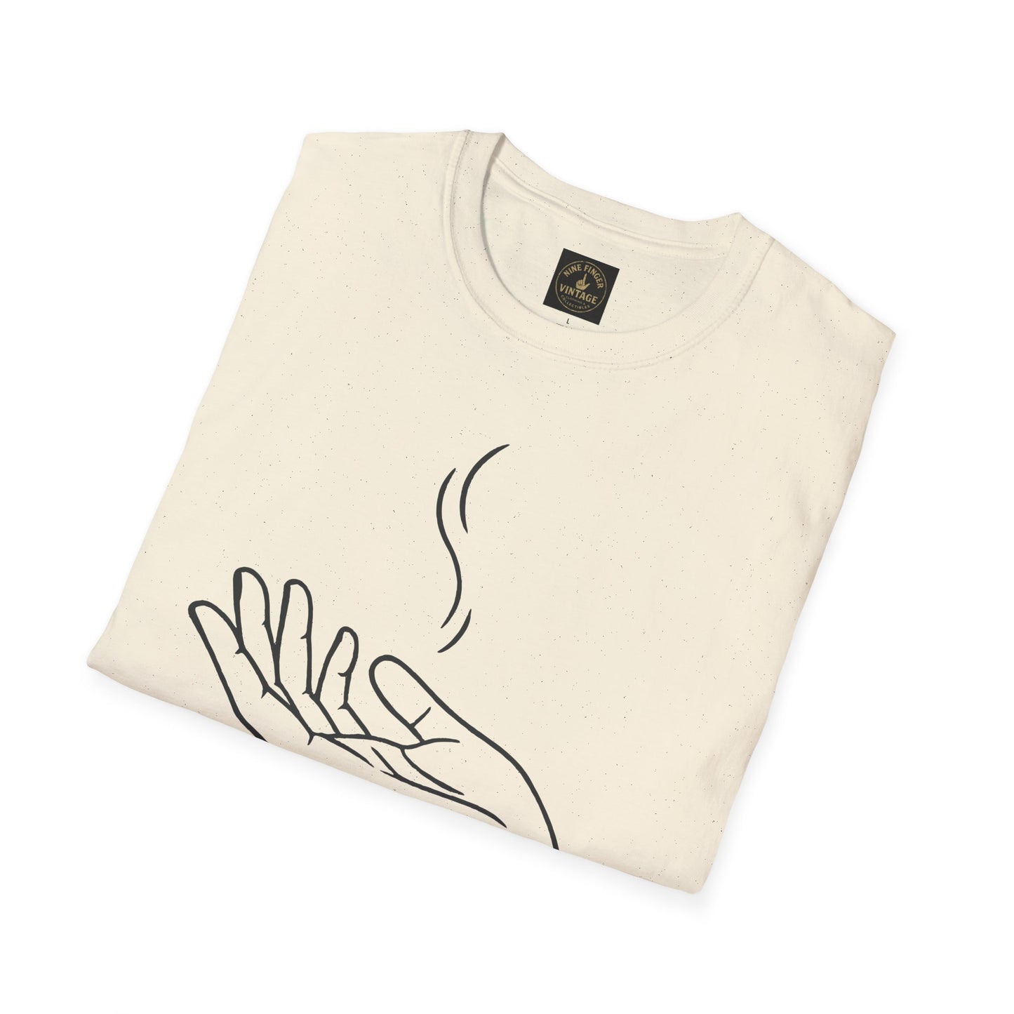 "Let Go" Hand Illustration Minimalist Mindfulness T-Shirt
