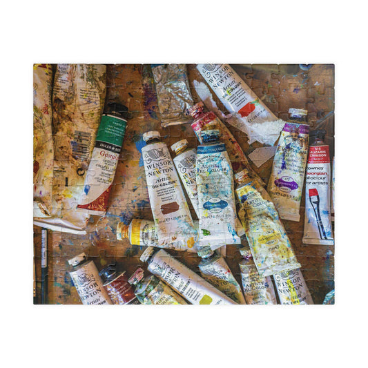 Painter's Oil Tube Jigsaw Puzzle — Artist Paints Puzzle (110–1014 pcs)
